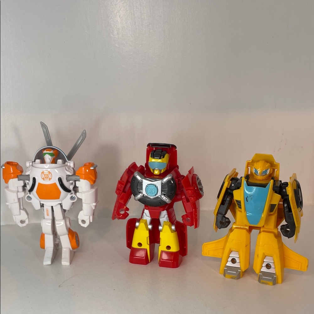 Rescue Bots Set of 3 Flying Vehicles Transformers